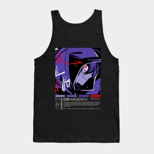 Cid Kagenou The Eminence in Shadow | Anime Polaroid Tank Top